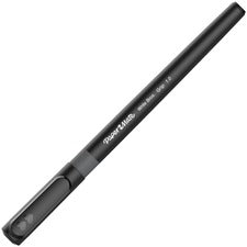 Write Bros. Grip Ballpoint Pen, Stick, Medium 1 Mm, Black Ink, Black Barrel, Dozen