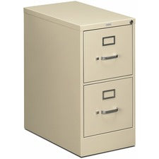 510 Series Vertical File, 2 Letter-size File Drawers, Putty, 15" X 25" X 29"