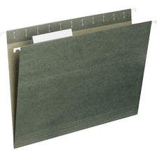 Hanging Folders, Letter Size, 1/3-cut Tabs, Standard Green, 25/box