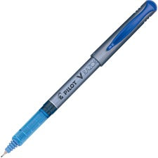 V Razor Point Liquid Ink Porous Point Pen, Stick, Extra-fine 0.5 Mm, Blue Ink, Gray Barrel, Dozen