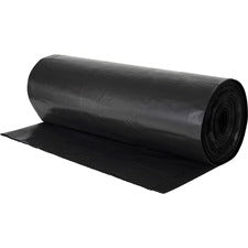 Genuine Joe Heavy-duty Trash Can Liners - 60 Gal Capacity - 39" Width X 58" Length - 2.70 Mil (69 Micron) Thickness - Black - 50/Carton - Waste Disposal, Debris, Office Waste, Food Waste