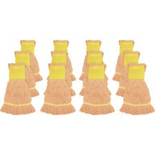 Genuine Joe Wide Band Small Mophead - Synthetic Fiber