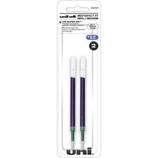 Refill For Gel 207 Impact Rt Roller Ball Pens, Bold Conical Tip, Blue Ink, 2/pack