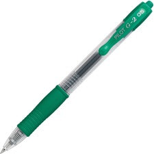 G2 Premium Gel Pen, Retractable, Extra-fine 0.5 Mm, Green Ink, Smoke Barrel, Dozen