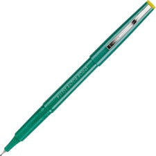 Razor Point Fine Line Porous Point Pen, Stick, Extra-fine 0.3 Mm, Green Ink, Green Barrel, Dozen