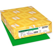Color Cardstock, 65 Lb Cover Weight, 8.5 X 11, Gamma Green, 250/pack
