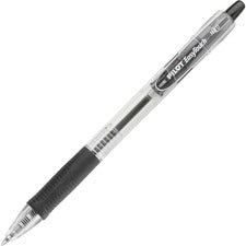 Easytouch Ballpoint Pen, Retractable, Medium 1 Mm, Black Ink, Clear Barrel, Dozen