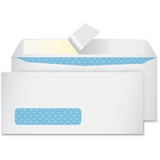 Redi-strip Security Tinted Envelope, Address Window, #10, Commercial Flap, Redi-strip Closure, 4.13 X 9.5, White, 500/box