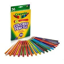 Short-length Colored Pencil Set, 3.3 Mm, 2b (#1), Assorted Lead/barrel Colors, 36/pack