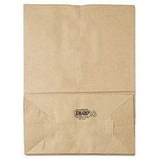 DURO Food Bag - 57 Lb Capacity - 12" Width X 17" Length X 7" Depth - Brown - Kraft Paper - 500/Carton - Grocery