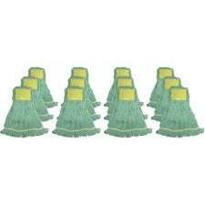 Genuine Joe Wide Band Small Mophead - Synthetic Fiber