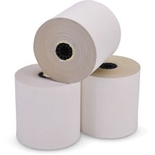 Impact Printing Carbonless Paper Rolls, 0.69" Core, 3.25" X 80 Ft, White/canary, 60/carton