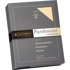 Parchment Specialty Paper, 24 Lb Bond Weight, 8.5 X 11, Copper, 500/box