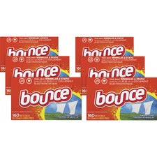 Bounce Fabric Softener Sheets Outdoor Fresh 160 Sheets/box 6 Boxes/Case