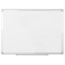 Earth Silver Easy-clean Dry Erase Board, Reversible, 72 X 48, White Surface, Silver Aluminum Frame