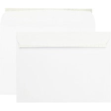 Open-side Booklet Envelope, #10 1/2, Cheese Blade Flap, Redi-strip Adhesive Closure, 9 X 12, White, 100/box