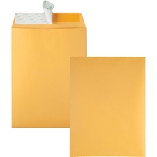 Redi-strip Catalog Envelope, #10 1/2, Cheese Blade Flap, Redi-strip Adhesive Closure, 9 X 12, Brown Kraft, 100/box