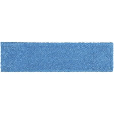 Rubbermaid Commercial Adaptable Flat Mop Microfiber Pad - 19.5" Length x 5.5" Depth - MicroFiber - Blue