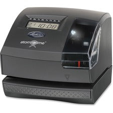 1600e Wireless Atomic Time Recorder With Tru-align, Digital Display, Dark Gray