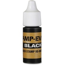 Refill Ink For Clik! And Universal Stamps, 7 Ml Bottle, Black