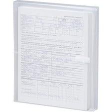 Poly Side-load Envelopes, Fold-over Closure, 9.75 X 11.63, Clear, 5/pack