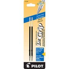 Refill For Dr. Grip, Easytouch, The Better, B2p And Rex Grip Begreen Ballpoint Pens, Medium Conical Tip, Blue Ink, 2/pack