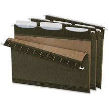 Ready-tab Reinforced Hanging File Folders, Letter Size, 1/3-cut Tabs, Standard Green, 25/box