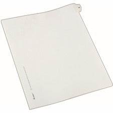 Preprinted Legal Exhibit Side Tab Index Dividers, Allstate Style, 10-tab, 25, 11 X 8.5, White, 25/pack