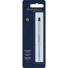 Refill For Waterman Ballpoint Pens, Medium Conical Tip, Black Ink