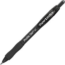 Profile Gel Pen, Retractable, Medium 0.7 Mm, Black Ink, Translucent Black Barrel, 36/pack