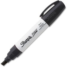Permanent Paint Marker, Extra-broad Chisel Tip, Black
