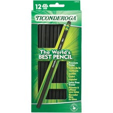 Pencils, Hb (#2), Black Lead, Black Barrel, Dozen