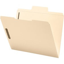 Supertab Reinforced Guide Height Fastener Folders, 11-pt Manila, 0.75" Expansion, 2 Fasteners, Letter Size, Manila, 50/box