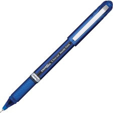 Energel Nv Gel Pen, Stick, Fine 0.5 Mm Needle Tip, Blue Ink, Blue Barrel, Dozen