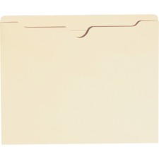 Manila File Jackets, 2-ply Straight Tab, Letter Size, Manila, 100/box