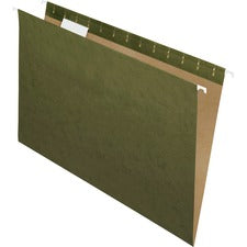 Standard Green Hanging Folders, Legal Size, 1/5-cut Tabs, Standard Green, 25/box