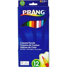 Colored Pencil Sets, 3.3 Mm, 2b (#1), Assorted Lead/barrel Colors, Dozen