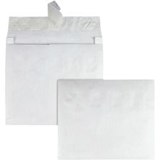 Heavyweight 18 Lb Tyvek Open End Expansion Mailers, #13 1/2, Square Flap, Redi-strip Adhesive Closure, 10 X 13, White, 100/ct