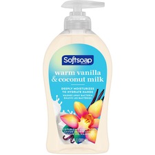Softsoap Warm Vanilla Hand Soap - Warm Vanilla & Coconut Milk Scent - 11.3 fl oz (332.7 mL) - Pump Bottle Dispenser - Bacteria Remover, Dirt Remover - Hand, Skin - White - Refillable, Recyclable, Paraben-free, Phthalate-free, Biodegradable - 1 Each