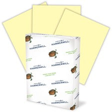 Colors Print Paper, 20 Lb Bond Weight, 8.5 X 11, Canary, 500 Sheets/ream, 10 Reams/carton