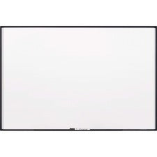 Fusion Nano-clean Magnetic Whiteboard, 48 X 36, White Surface, Black Aluminum Frame