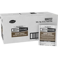 Diversey Beer Clean Mineral Solvent - 0.49 oz (0.03 lb) - 100 / Carton - White