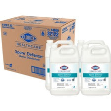 Clorox Healthcare Spore Defense Cleaner Disinfectant Refills - Ready-To-Use Liquid - 128 fl oz (4 quart) - Bottle - 4 / Carton - White