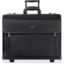 Classic Rolling Catalog Case, Fits Devices Up To 16", Polyester, 18 X 8 X 14, Black