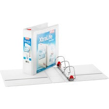 Xtralife Clearvue Non-stick Locking Slant-d Ring Binder, 3 Rings, 3" Capacity, 11 X 8.5, White