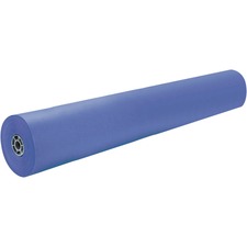 Rainbow Duo-finish Colored Kraft Paper, 35 Lb Wrapping Weight, 36" X 1,000 Ft, Royal Blue