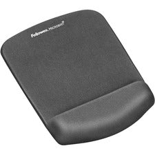 Plushtouch Mouse Pad With Wrist Rest, 7.25 X 9.37, Graphite