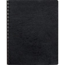 Executive Leather-like Presentation Cover, Black, 11.25 X 8.75, Unpunched, 50/pack