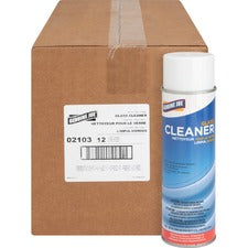 Genuine Joe Glass Cleaner Aerosol - Ready-To-Use Aerosol - 19 oz (1.19 lb) - 12 / Carton