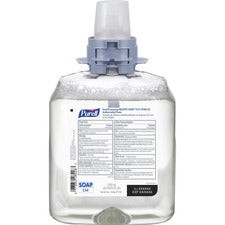 PURELL&reg; PCMX Antimicrobial E2 Foam Handwash - Light Floral Scent - 42.3 fl oz (1250 mL) - Oil Remover, Soil Remover, Kill Germs - Hand, Food Processing Industry - Dye-free, Fragrance-free - 4 / Carton